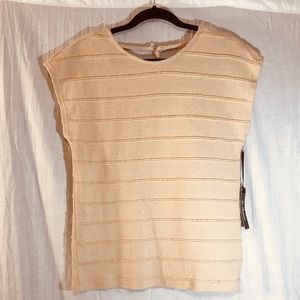 de chance Open Back Short Sleeve Shirt Blouse